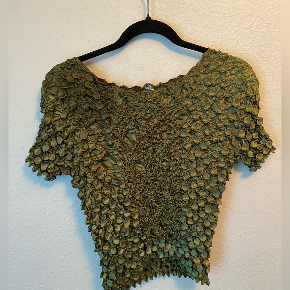 Green vintage top